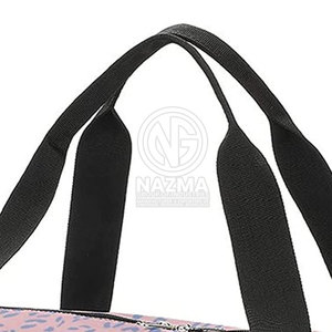 Sac de sport en polyester écologique de haute qualité, fabriqué en usine, prix de gros, léger, logo personnalisé, sangle réglable - Product Image 6