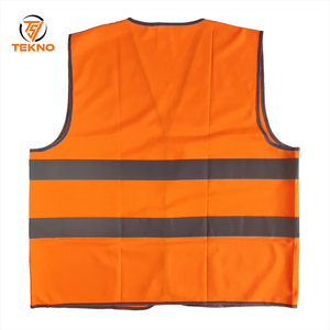 Meilleure vente de haute qualité 2025 gilet de sécurité haute visibilité avec logo personnalisé coton durable et matériau en polyester réfléchissant service OEM - Product Image 6