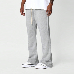 Logo personnalisé pour hommes Sport Jogger Pant Poids lourd éponge française évasée acide lavé sueurs jambes larges Baggy Fit Premium Cotton Gsm - Product Image 4