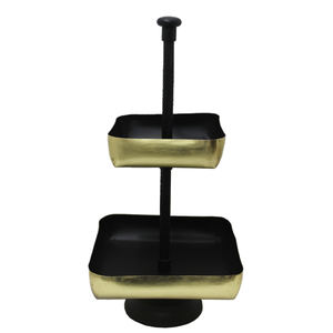 Votive en fer décoratif classique avec bougeoir à oxydase gris cire pour la maison décorative à la main personnalisée en vrac - Product Image 2