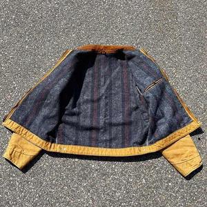Custom Manufacturer <b>Men's</b> Vintage Winter Canvas Denim <b>Jackets</b> High Quality Oversized Zipper Stand Collar Front Thick OEM Service - Product Image 4
