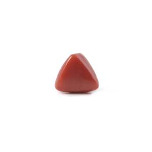 พลอยปะการังสีแดงสังเคราะห์ 3.6 กะรัต คุณภาพสูง ขัดเงา ขนาด 8 มม. สีขาว - Product Image 2