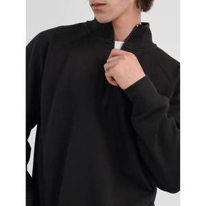 Sweat-shirt décontracté en molleton avec fermeture éclair et logo personnalisé STANKO, anti-plis, anti-rétrécissement, style streetwear, motif uni, poids 500 g/m² - Product Image 5