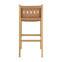 Chaise de bar moderne en bois, chaise de café minimaliste nordique, tabouret de bar pour salle à manger, hôtel, restaurant, cuisine, bar, café