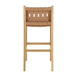Silla de Bar Moderna de Madera, Silla de Café Minimalista Nórdica, Taburete de Bar para Comedor, Hotel, Restaurante, Cocina, Cafetería - Product Image 4