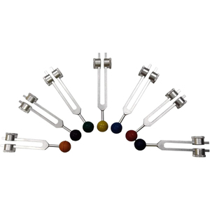 Ensemble de diapasons Chakra pour la guérison 7 Chakra Soul Purpose Weighted Diapasons Chakra Diapason Ensembles - Product Image 4