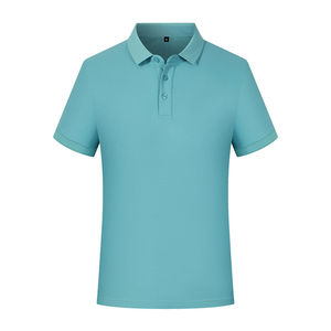 Polo de manga corta con botones clásico personalizado de alta calidad, Polo de golf bordado personalizado al por mayor - Product Image 5