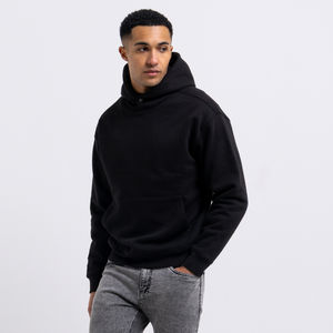 Sweat-shirts surdimensionnés pour hommes, écologiques, pour la saison hivernale, en polaire polyester/coton de haute qualité, légers, respirants, brodés rapidement - Product Image 1