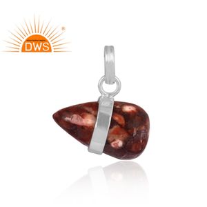 แฮนด์เมด Birdeye แจสเปอร์ตั้งปรับ925เงินสเตอร์ลิงจี้ออกแบบเครื่องประดับผู้ผลิต - Product Image 3