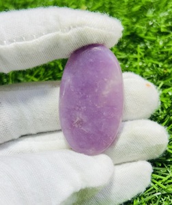 High Quality Natural Lepidolite Cabochon Polished Opal Crystal <b>Stone</b> Custom Size Loose Bulk Designer Wholesale Price <b>Hot</b> Selling - Product Image 3