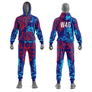 Sudadera con capucha transpirable ligera y deportiva informal con estampado de primavera personalizada, pantalones de chándal holgados, traje para correr, jersey con capucha - Product Image 6