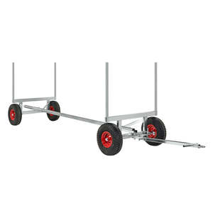 KM125-EPF Steel <b>Material</b> <b>Handling</b> Carts Electro-Galvanized for Construction Manufacturing Plants Core Motor Gearbox Components - Product Image 1