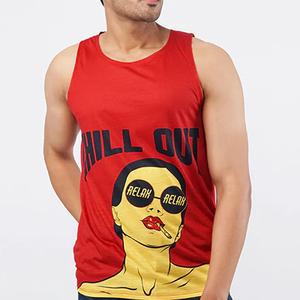 Estiramiento de secado rápido sin mangas cuello redondo tanque baloncesto correr camiseta para hombres Maratón - Product Image 6