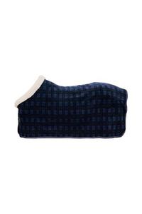Couverture d'extérieur matelassée pour cheval, noire, col standard, rabat de queue moyen, 2 sangles de jambe, pour usage hivernal en extérieur - Product Image 3