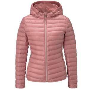 Chaqueta acolchada de color amarillo liso con diseño personalizado para mujer, chaqueta acolchada con relleno de algodón de tela de poliéster transpirable - Product Image 3