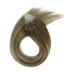 Extensions de <span class=keywords><strong>cheveux</strong></span> à micro-perles sans colle, mèches lisses pré-collées en <span class=keywords><strong>cheveux</strong></span> humains - Product Image 6