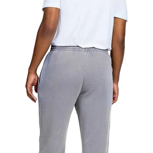 Survêtement de jogging pour homme personnalisé OEM, collection printemps, avec impression en relief, ourlet brut, coupe évasée, en coton respirant et écologique - Product Image 4
