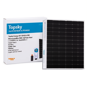 Panneau solaire monocristallin PERC à demi-cellules Topsky Energy LR7-72HGD-610M 610W certifié TUV compatible BIPV - Product Image 2