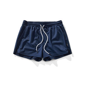 2025 <b>Men's</b> Quick-Drying Mesh Sports <b>Shorts</b> <b>Elastic</b> <b>Waist</b> Joggers Fitness Athletic Workout Gym <b>Shorts</b> Plain Dyed Technique - Product Image 3