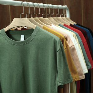 เสื้อยืดสำหรับผู้ชายเสื้อยืดผ้าฝ้าย100% มีน้ำหนักมากโลโก้ออกแบบได้ตามต้องการ - Product Image 3