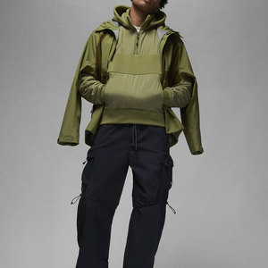 OEM ropa de hombre de manga larga 1/4 cremallera pulóver con capucha poliéster francés polar bordado impreso diseño de gran tamaño - Product Image 4