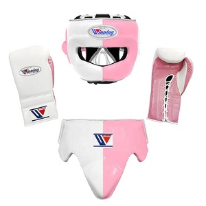 Kit de Entrenamiento de Boxeo Profesional Hecho a Medida, Guantes de Cuero Winning, Protector de Cabeza/Ingle, Secado Rápido, Transpirable, Artes Marciales - Product Image 2