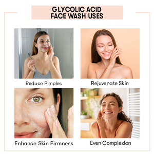 Base de nettoyant visage à l'acide glycolique |   Obtenez une base de nettoyant visage à l'acide glycolique pur à prix de gros - Product Image 4