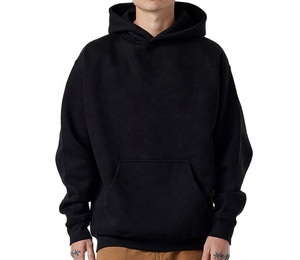 Sweat-shirt à capuche surdimensionné personnalisé pour homme, 100% coton, 500 GSM, de haute qualité, lourd, avec broderie personnalisée, pour l'hiver - Product Image 3