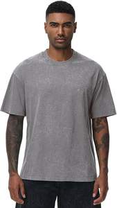 T-shirt tissé surdimensionné pour homme Signature, toucher doux, circulation d'air, tricot lisse, respirant, séchage rapide, léger, confort quotidien, mouvement - Product Image 3