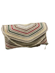 Bolso de mano étnico de diseñador hecho a mano de alta calidad para mujer, bolso de mano bordado elegante para mujer, artesanías de lujo - Product Image 2