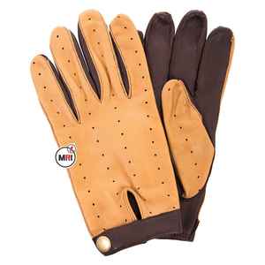 Guantes de cuero de fábrica de algodón blanco de piel de cabra para hombre Guantes de trabajo de conductor para uso diario - Product Image 3