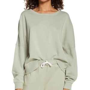 Sudadera Personalizada de Forro Polar para Mujer, Cuello Redondo, Estilo Holgado, Gruesa, Estilo Urbano - Product Image 3