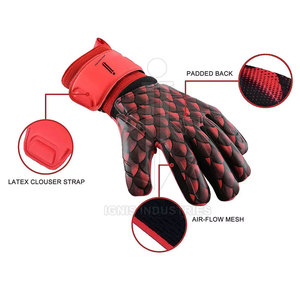 Guantes de portero con diseño ergonómico y Palma de látex para un control de captura seguro - Product Image 4