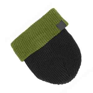 Custom <b>Beanies</b> <b>Men</b> <b>Black</b> Winter Slouchy Skull Cap 100% Acrylic Knit <b>Beanie</b> Hat With Logo - Product Image 5