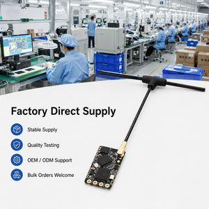 Récepteur Nano ELRS 2.4G pour Drone FPV, Récepteur de Contrôle RC 100mW 18x11mm avec Antenne T pour Quadricoptère - Product Image 6