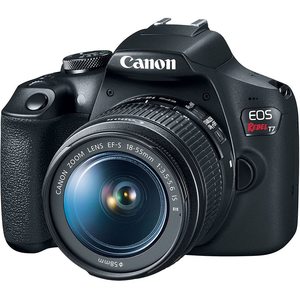 Renewed Professional DSLR <b>Camera</b> 18-55mm Lens 4K Monitor Pro Headphones Microphone 2 X 64GB Memory Card Photo Software Tripod - Product Image 5