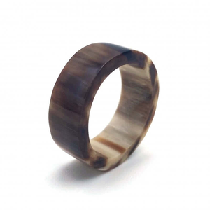 Pulseras naturales de cuerno de búfalo, joyería hecha a mano con forma redonda - Product Image 6