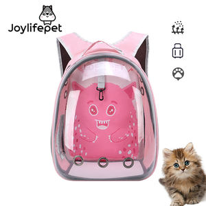 กระเป๋าเป้สะพายหลังสัตว์เลี้ยงความจุขนาดใหญ่ที่ทันสมัยมีซิปปิดแคปซูลกรงแมวแบบพกพา - Product Image 1