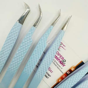 แหนบขนตาขนมิงค์แบบคงทนทำจากสเตนเลสอุปกรณ์ต่อขนตาเท็ดดี้แบร์มาใหม่ - Product Image 2