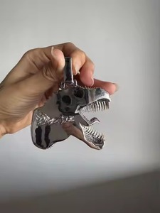 <b>Dinosaur</b> Pendant in 925 Sterling Silver, Hip Hop Pendant Moissanite Diamond <b>Dinosaur</b> Fine Jewelry Pendants & Charms - Product Image 4