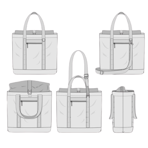 Bolsa de Tela Ecológica con Logotipo Personalizado, Venta al por Mayor, Reutilizable, de Algodón Natural, con Asas Largas y Estampado de Letras, Marca Yaheng - Product Image 3