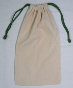 Women's Eco-Friendly Organic Cotton Linen <b>Drawstring</b> Cosmetic <b>Bag</b> Soft Recycled Fabric for Jewelry <b>Makeup</b> for Travel Storage - Product Image 5