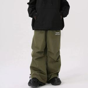 Pantalones de esquí y snowboard holgados impermeables de talla grande para hombres y mujeres, ropa de calle personalizada, pantalones de gran tamaño a prueba de viento - Product Image 2