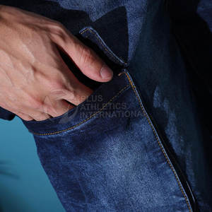 Pantalones cortos vaqueros ligeros para hombre con ambiente informal y toque de moda para los días de verano Pantalones cortos vaqueros para hombre de estilo andrajoso - Product Image 5