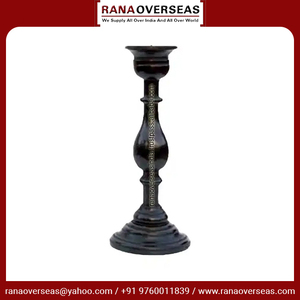 Soporte de portavelas de madera hecho a mano de la mejor calidad para decoraciones de jardín decoraciones de restaurante al mejor precio - Product Image 2