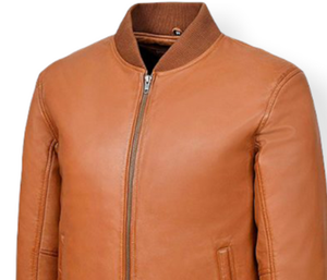 Veste en cuir de moto à col montant style High Street pour hommes et femmes avec décoration brodée - Product Image 4