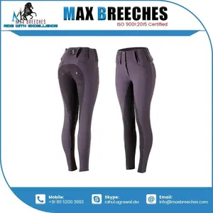 Pantalones de asiento completo para montar a caballo ecuestre de alta calidad, mallas modelo Jodhpurs, silicona, precio de fábrica, India - Product Image 4