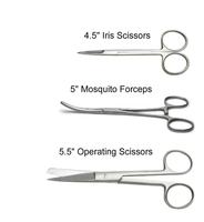 Kit de pratique de suture, kit de dissection pour la biologie, l'entomologie, la grenouille, l'insecte, les étudiants en médecine, outils de dissection