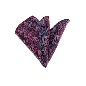 Claret Red Navy Blue Sand Patterned Design Pocket Neck Handkerchief <b>Square</b> Scarf & Handkerchiefs Textile Weaving Men's Adult - Product Image 1
