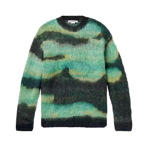 Jerséis de manga larga informales de Color sólido con logotipo frontal personalizado, suéter de Cachemira de lana de punto, Invierno para hombre a la venta - Product Image 1